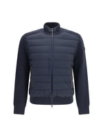 Blue Mock Collar Jacket 1