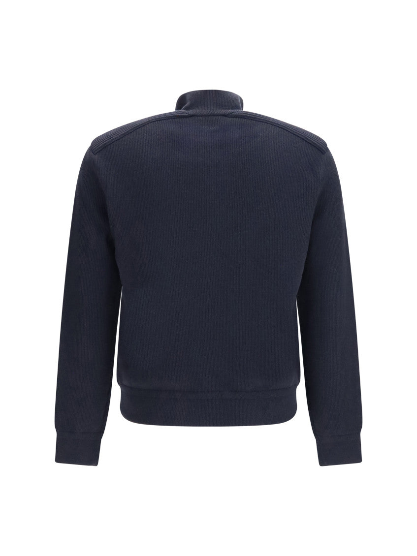Blue Mock Collar Jacket 2