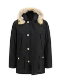 Black Hooded Down Jacket 1