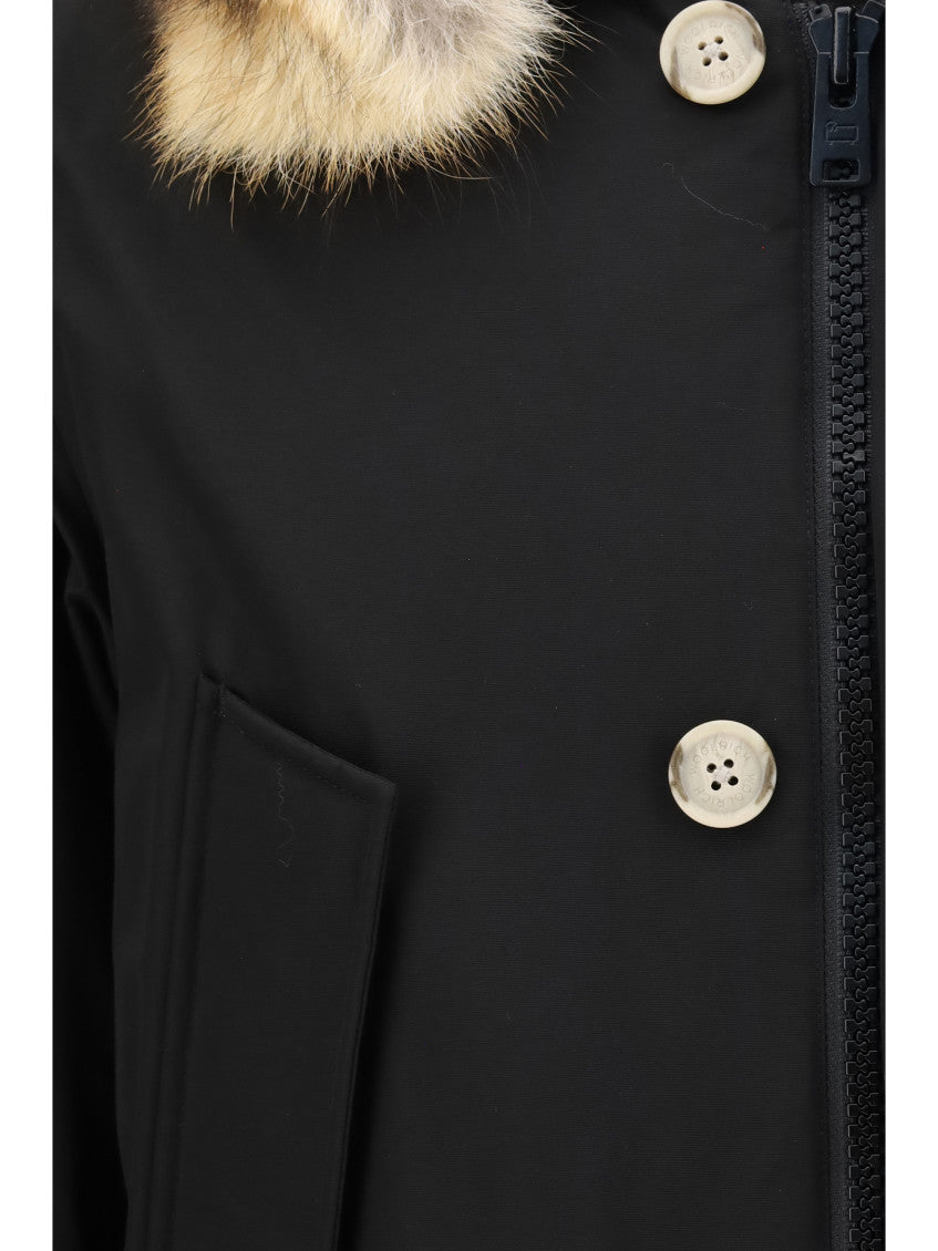 Black Hooded Down Jacket 3