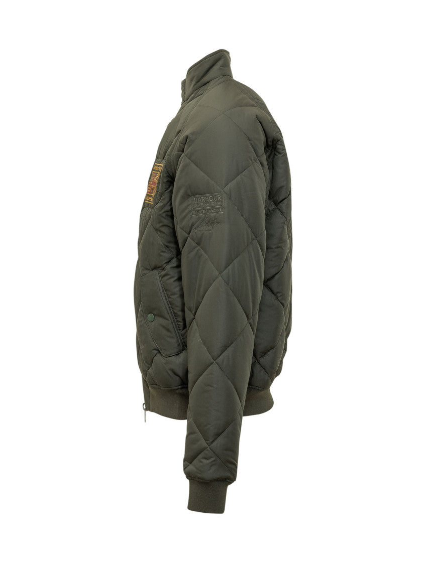 Olive Mandarin Collar Jacket 3