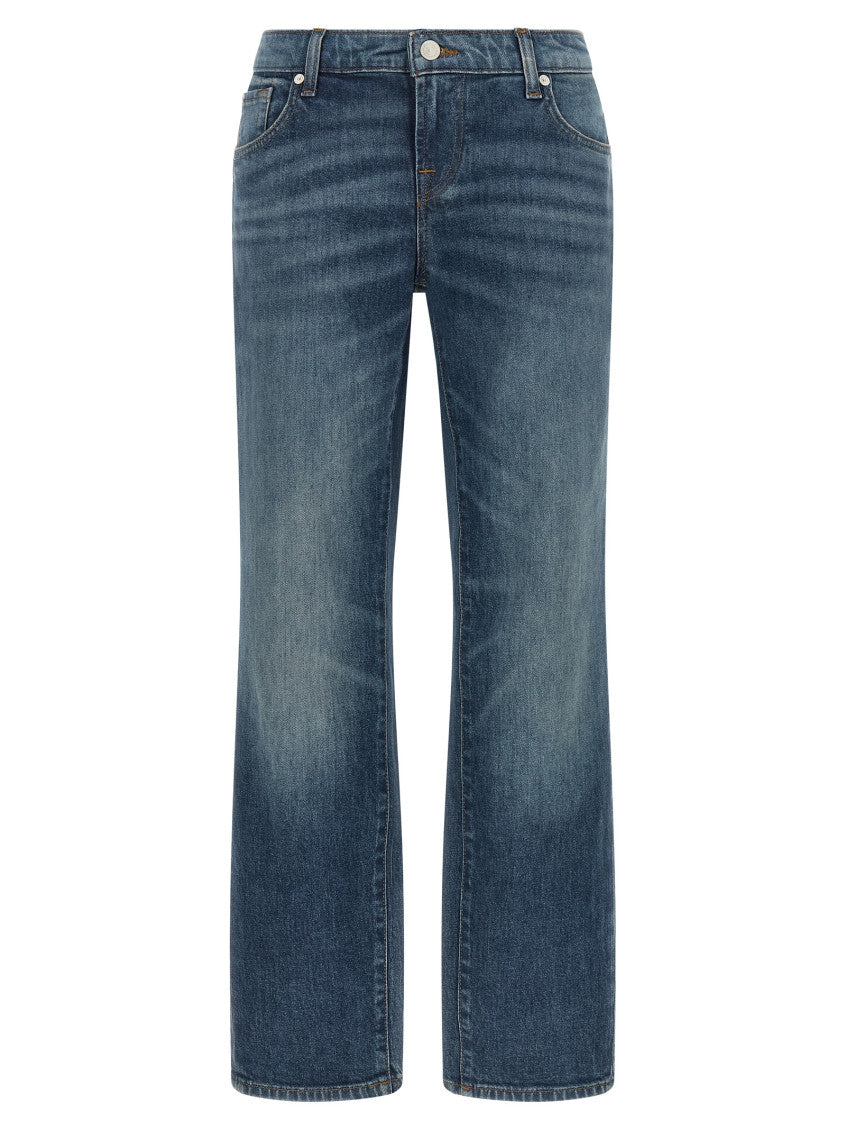 Blue Slim Low Rise Jeans 1