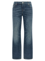 Blue Slim Low Rise Jeans 1