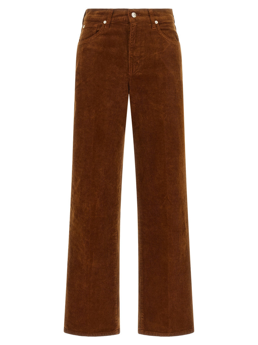 Brown Straight Mid Rise Jeans 1
