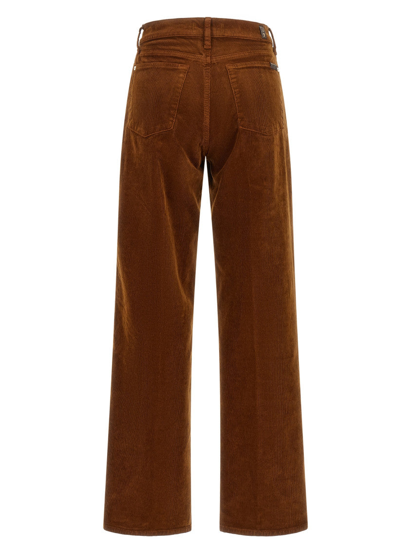 Brown Straight Mid Rise Jeans 2