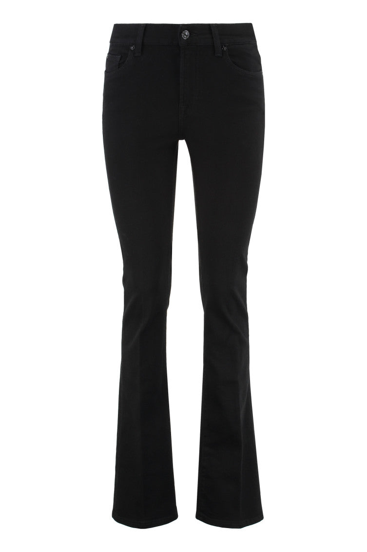 Black Bootcut High Rise Jeans 1