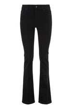 Black Bootcut High Rise Jeans 1
