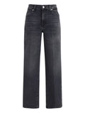 Black Straight High Rise Jeans 1