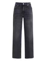 Black Straight High Rise Jeans 1