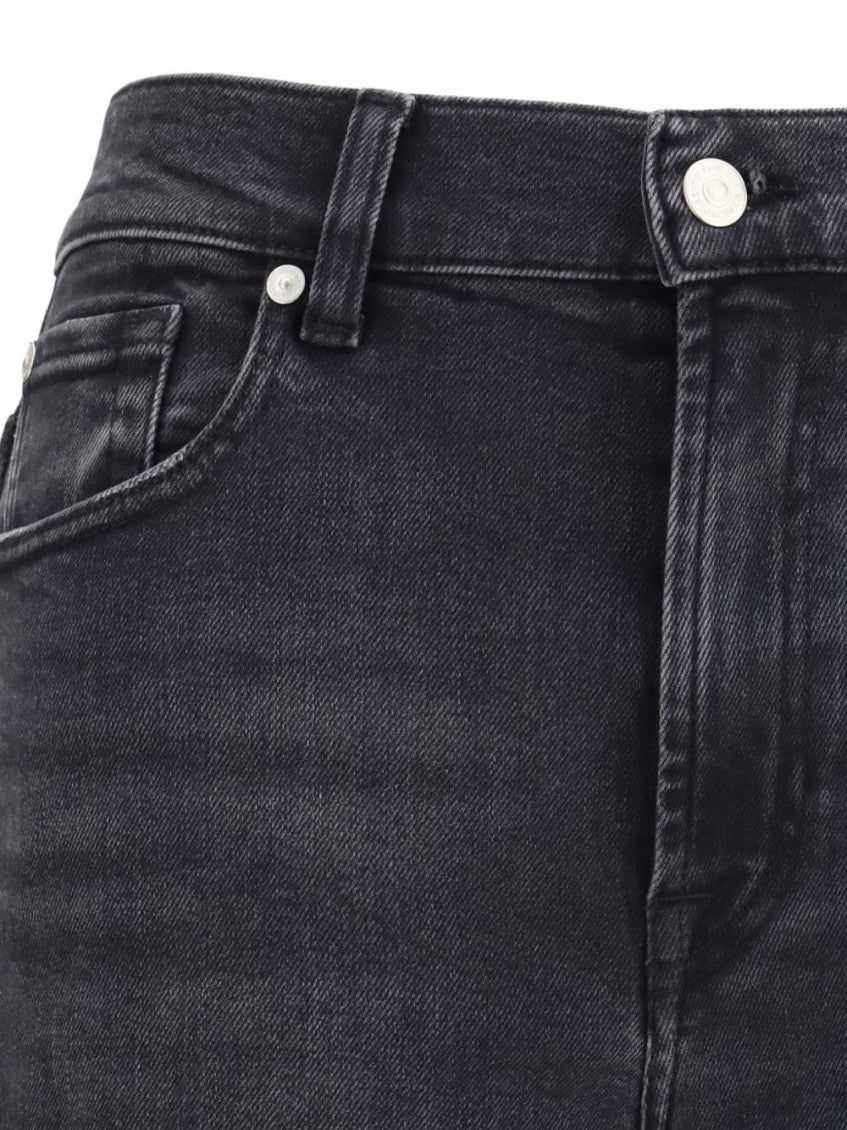 Black Straight High Rise Jeans 3