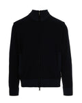 Navy Blue Zip Up Cardigan 1