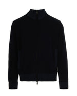Navy Blue Zip Up Cardigan 1