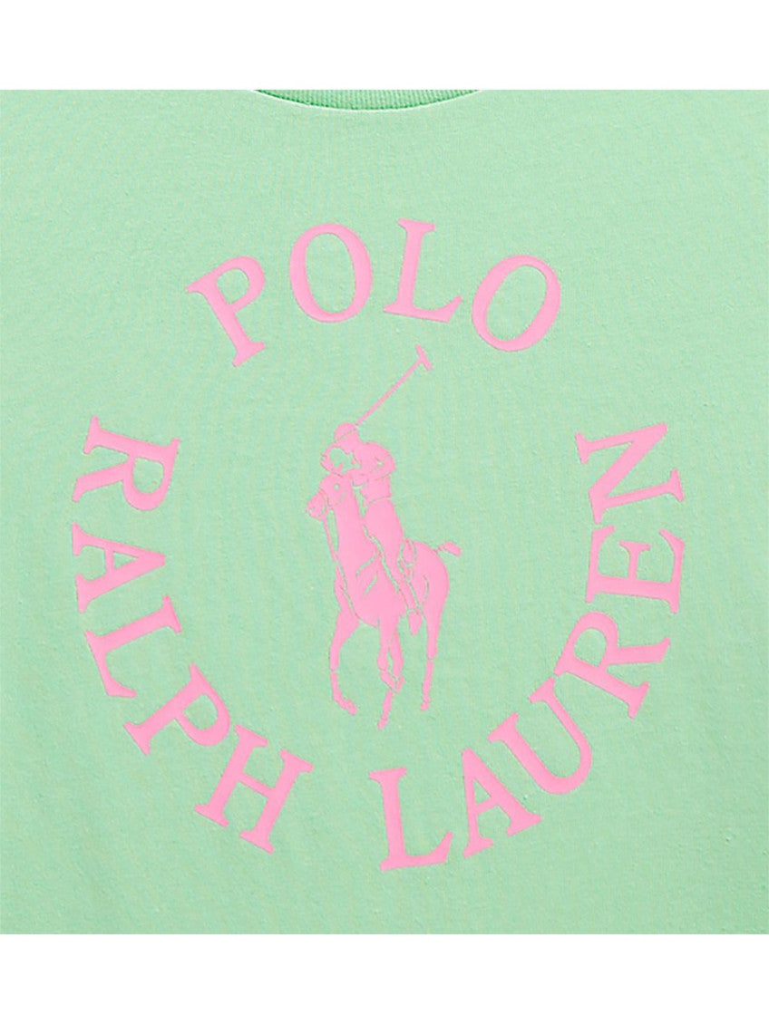 Girls Green Logo T-Shirt 2