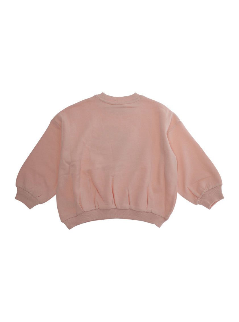 Girls Pink Crewneck Sweatshirt 2
