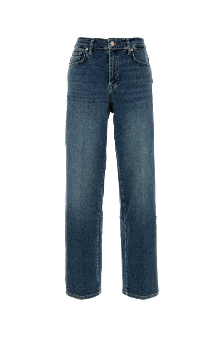 Blue Straight High Rise Jeans 1