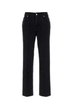 Black Straight High Rise Jeans 1