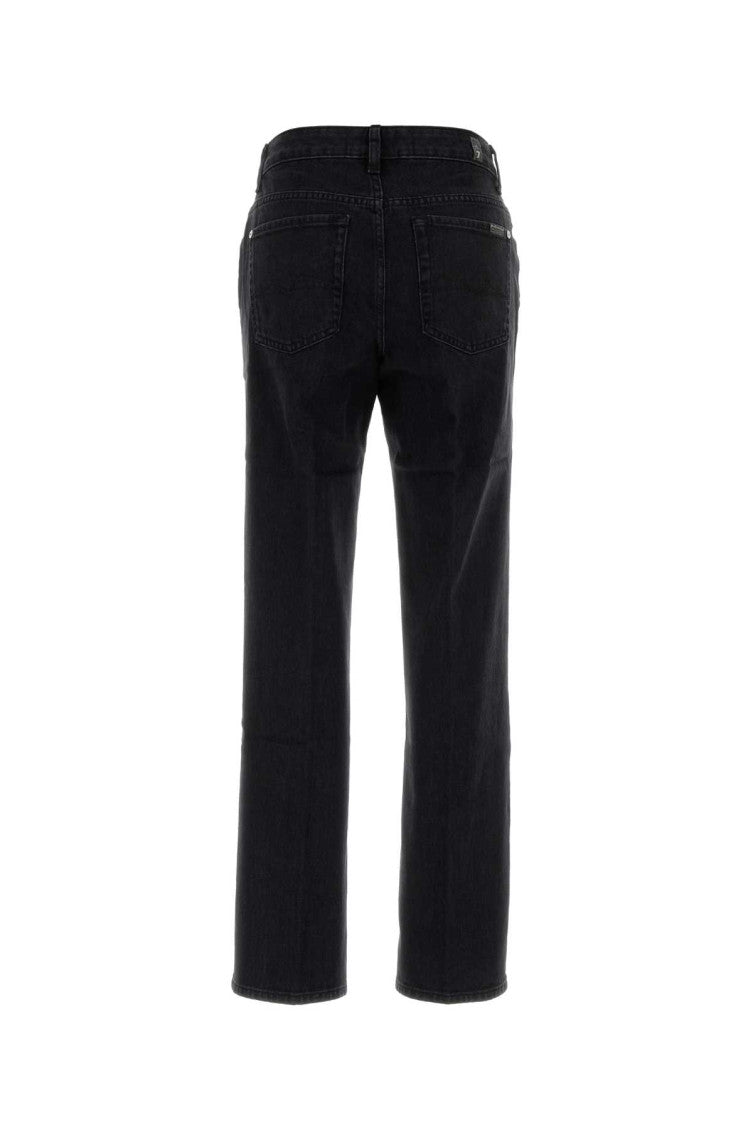 Black Straight High Rise Jeans 2