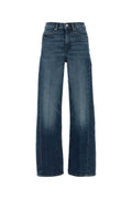 Blue Flared High Rise Jeans 1