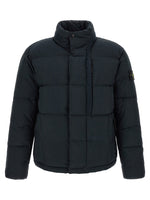 Blue Mock Collar Jacket 1