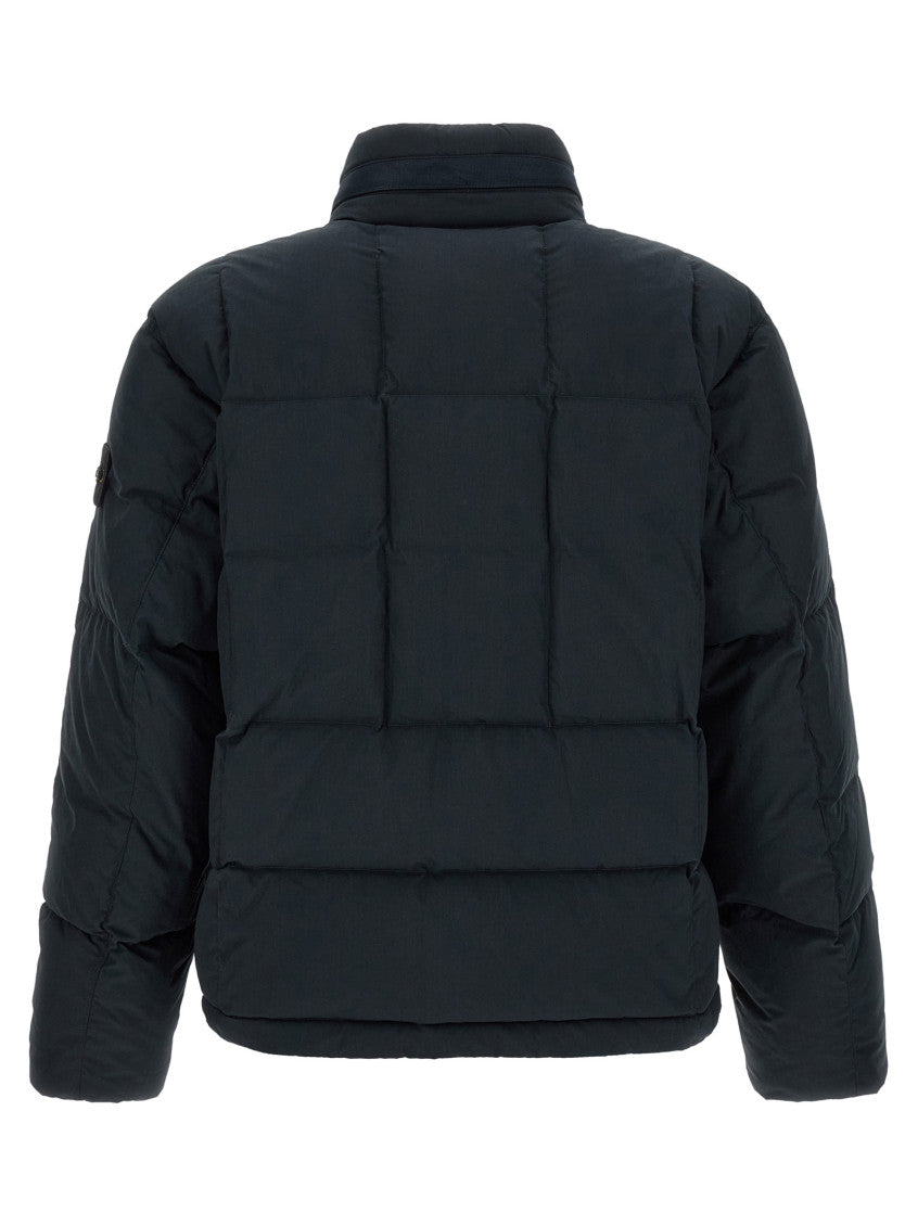 Blue Mock Collar Jacket 2