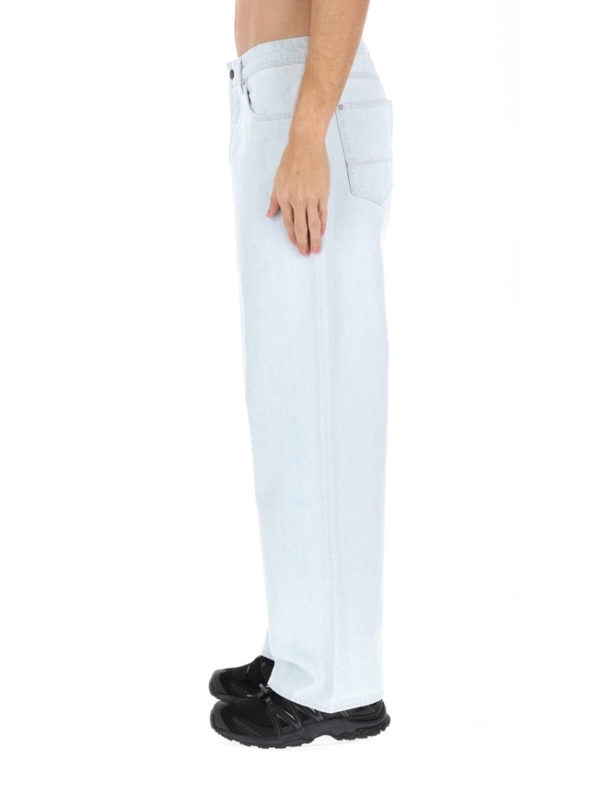 Light Blue Mid Rise Jeans 5