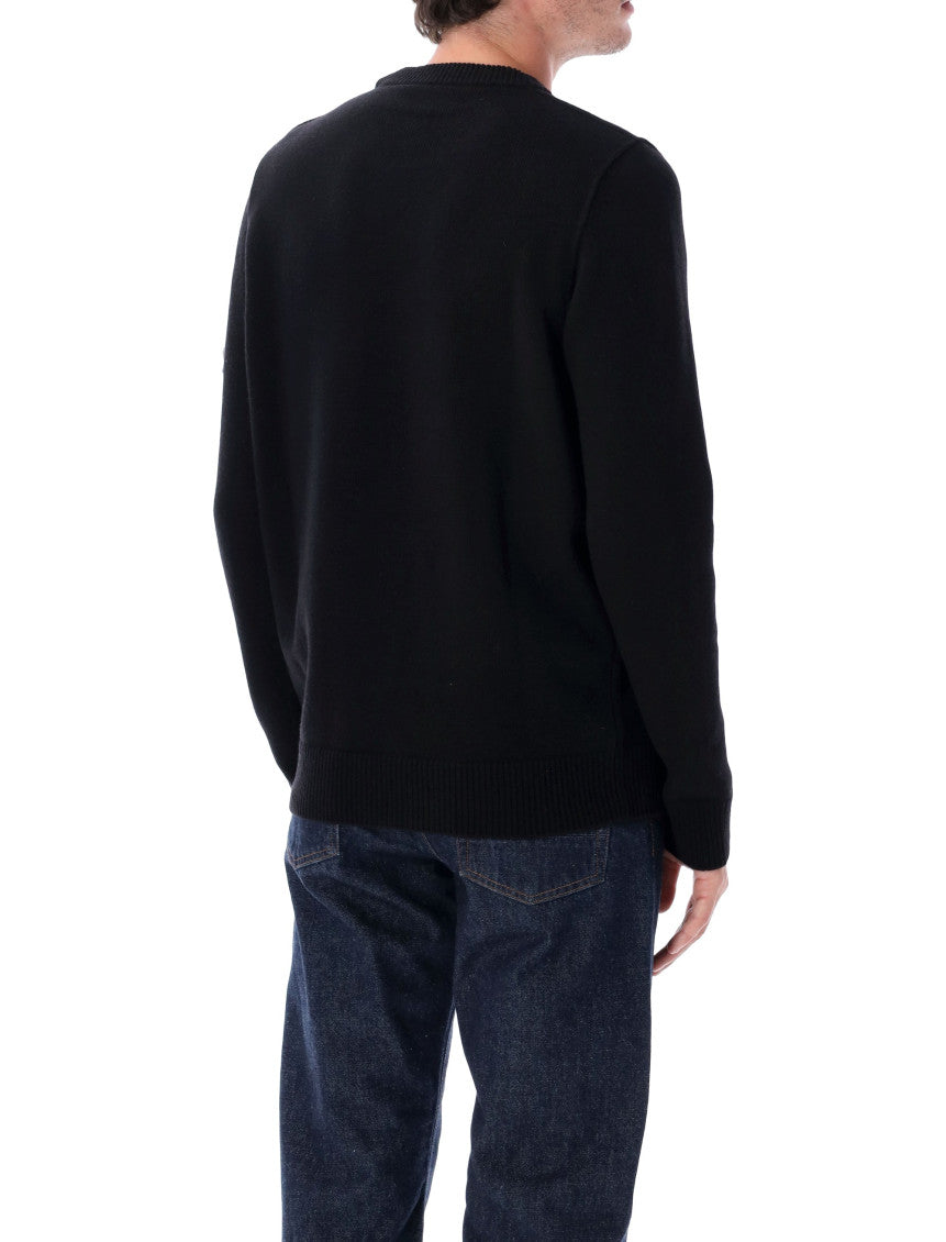 Black Crew Neck Sweater 2