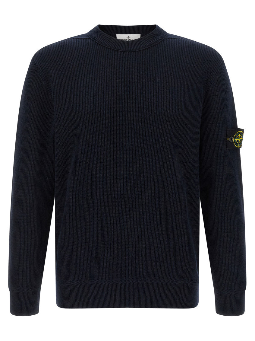 Navy Blue Relaxed Sweatshirt 1