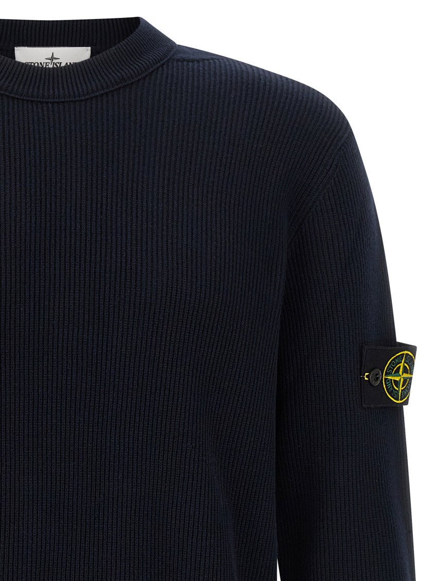 Navy Blue Relaxed Sweatshirt 3