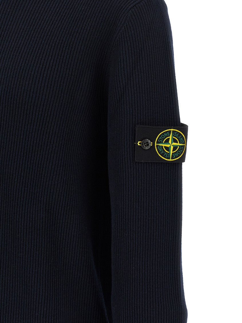 Navy Blue Relaxed Sweatshirt 4