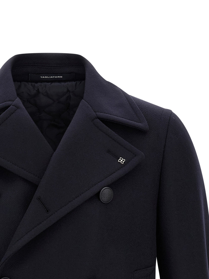 Blue Double Breasted Coat 3