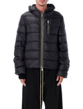 Black Quilted Hood Jacket 1
