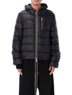 Black Quilted Hood Jacket 1