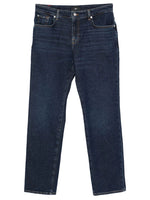 Dark Blue Mid Rise Jeans 1