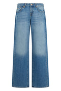 Blue Loose Mid Rise Jeans 1
