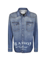 Blue Regular Denim Shirt 1