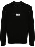 Black Crew Neck Sweater 1