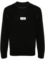 Black Crew Neck Sweater 1