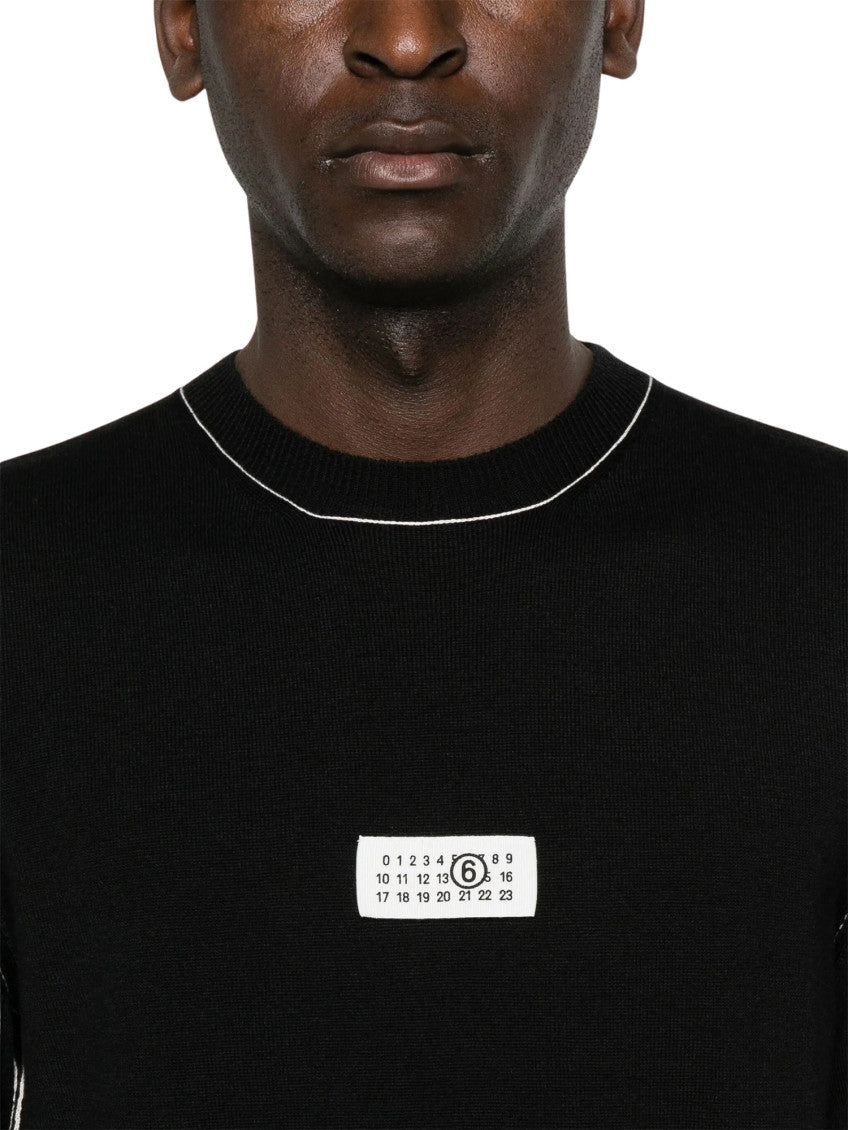 Black Crew Neck Sweater 4