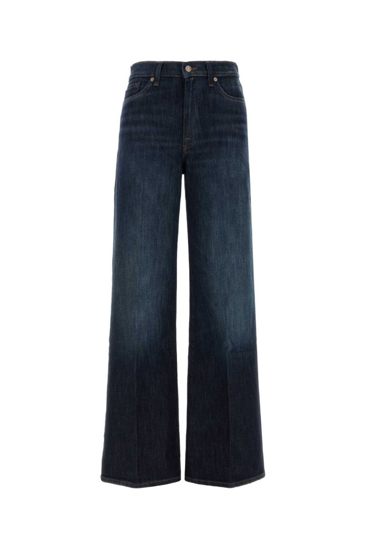 Dark Blue High Rise Jeans 1