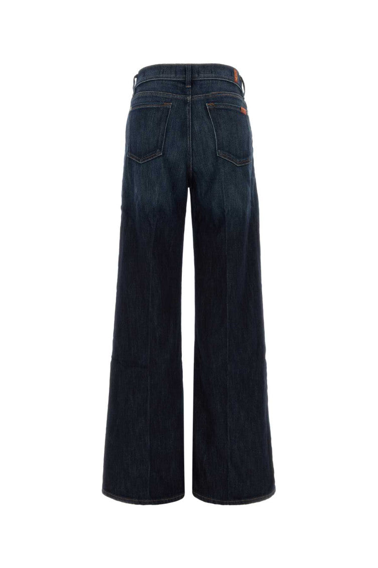 Dark Blue High Rise Jeans 2
