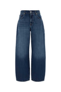 Blue Relaxed High Rise Jeans 1