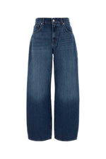 Blue Relaxed High Rise Jeans 1