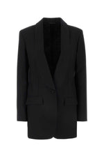 Black Single Breasted Blazer 1