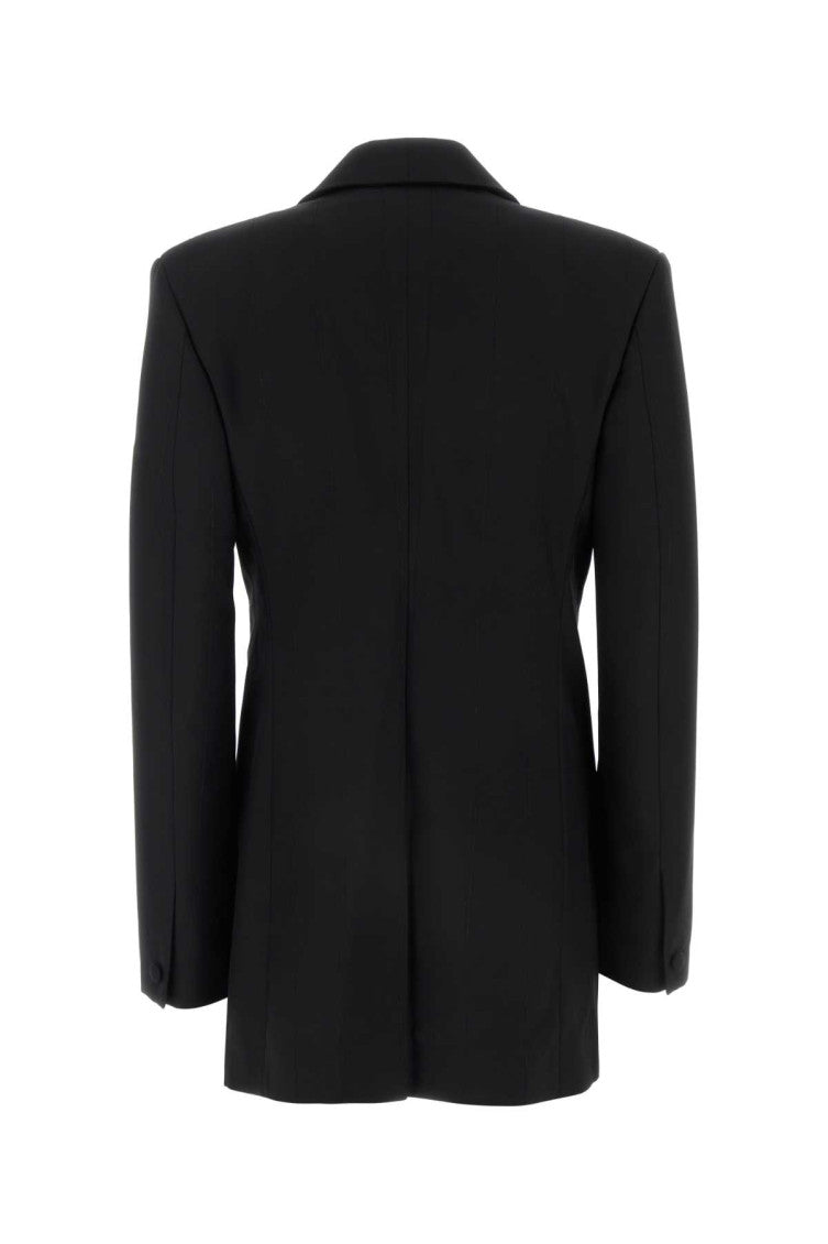 Black Single Breasted Blazer 2