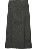 Dark Grey High Waist Skirt 1