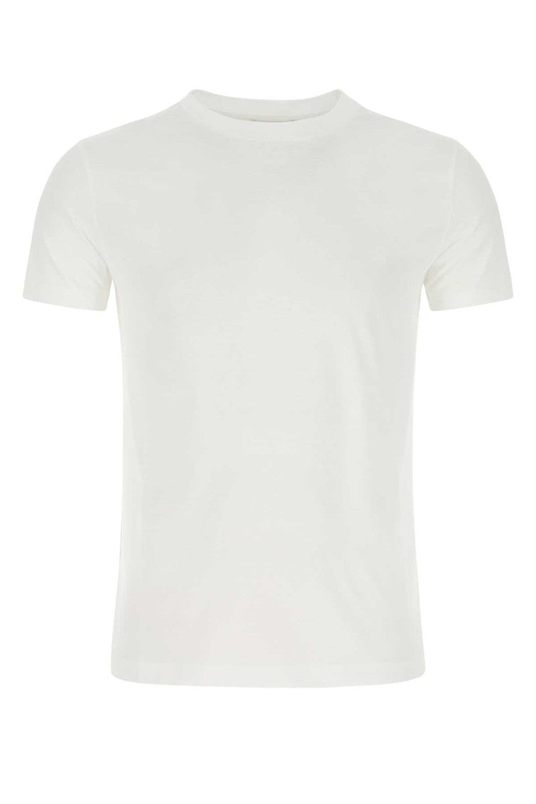 White cotton t-shirt set  1