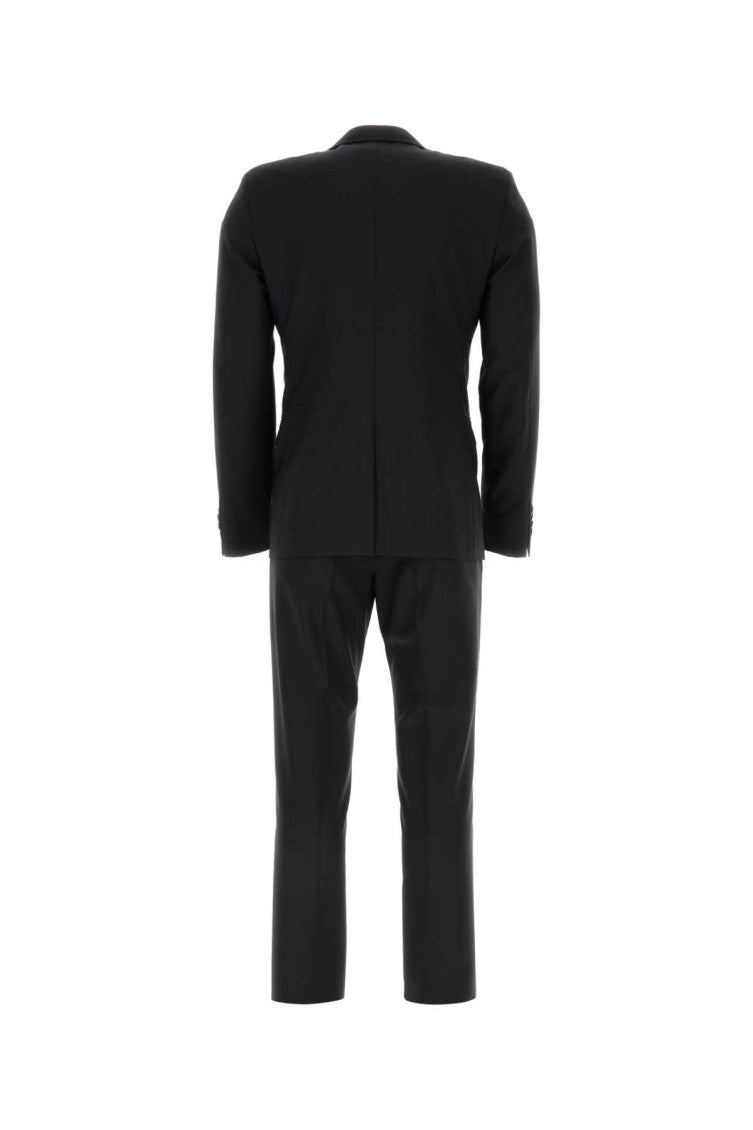 Navy Blue Wool Blend Suit 2