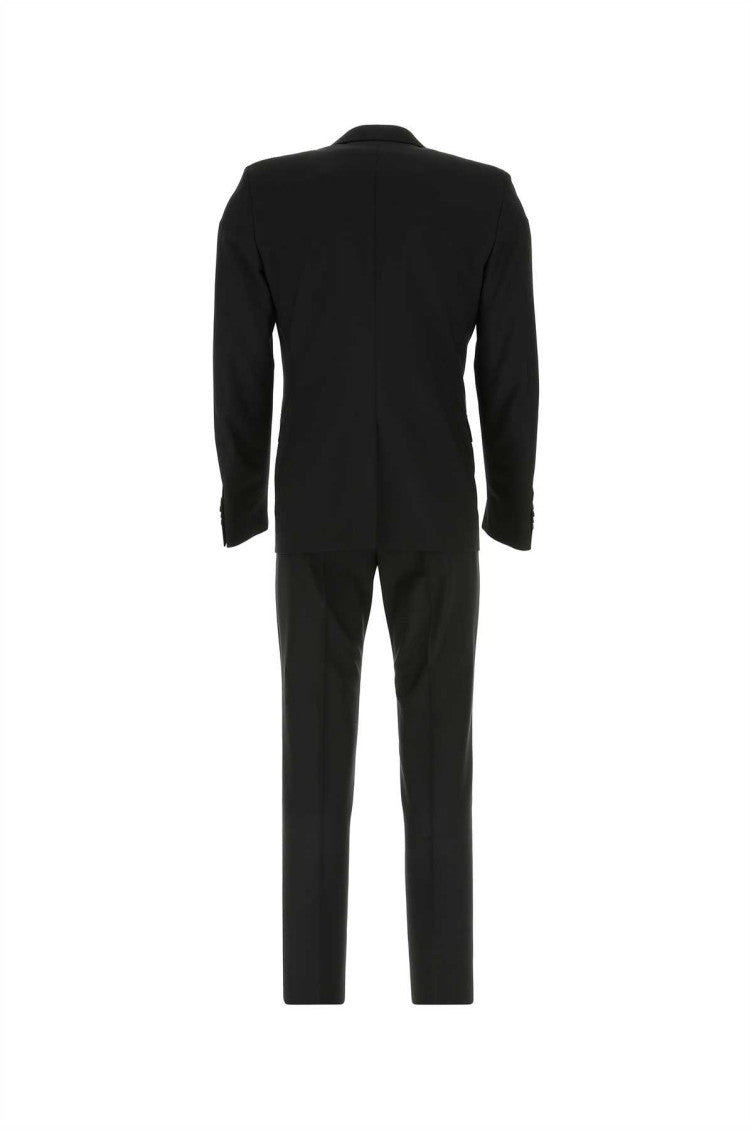 Black wool blend suit 2
