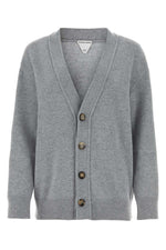 Light Grey V Neck Sweater 1