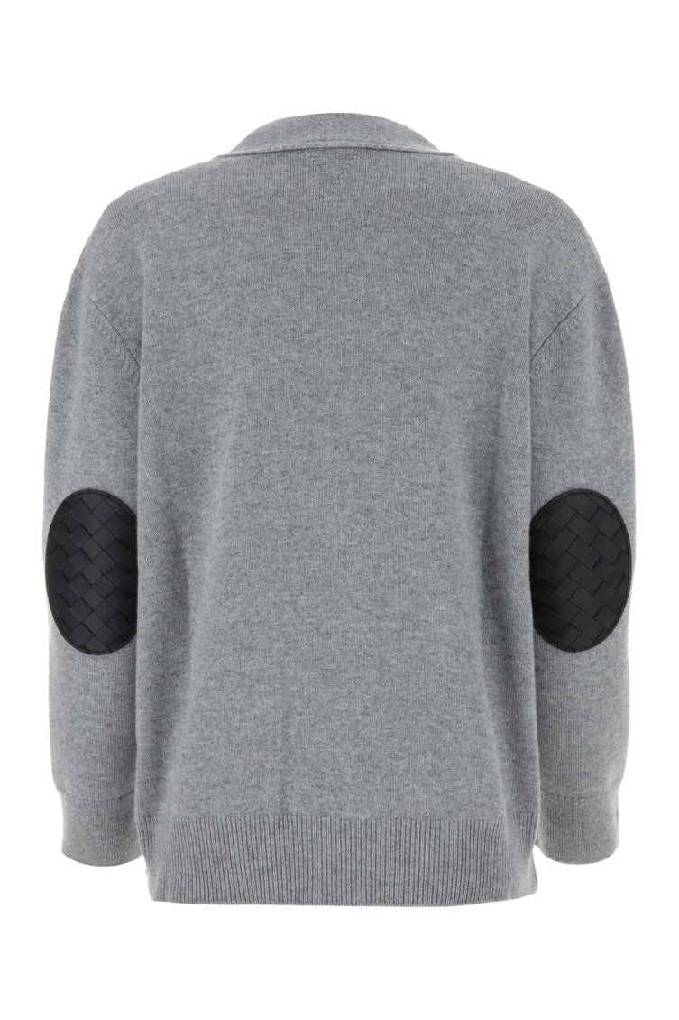 Light Grey V Neck Sweater 2